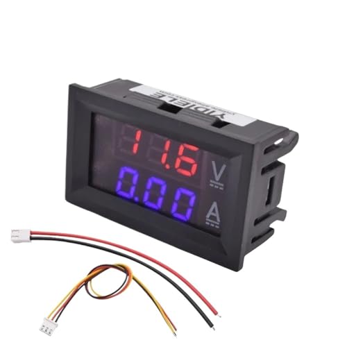 0.56 DC 0-100V 1A 10A fW^fBXvC dv dv   LED d V [^[ Z ǂݎ d AyA o(10A DC 100V Red Blue)