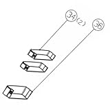 SOS - Accesorio para puerta (marca n.º 36) para frigorífico, congelador QILIVE 1072164, 12041046