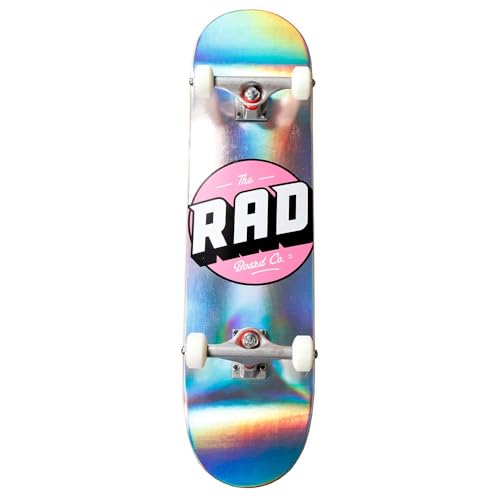 Skateboard RAD Logo Progressive avec plateau en bois robuste et roues haute fluidité