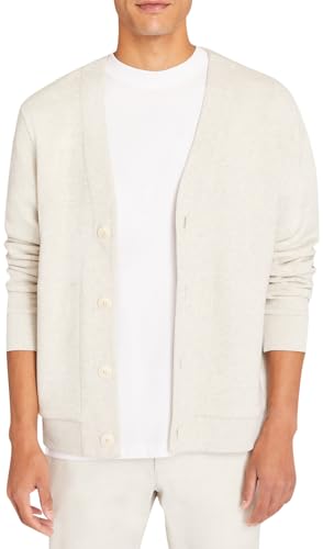 Club Monaco Men's Terry Cardigan Sweatshirt
