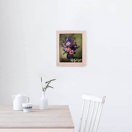 4X6 Picture Frames In Pink And Gold Brushed Finish, Vintage Decor, Photo Frames With Leaves Carving #TOP2