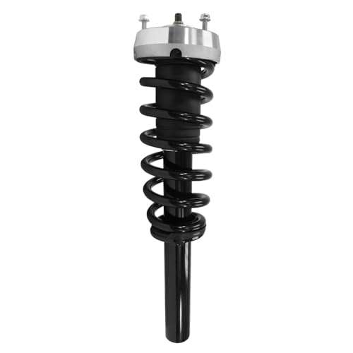 Image of Detroit Axle - 6pc Front Struts Kit for BMW 2008-2014 X6 2007-2013 X5, 2 Struts with Coil Spring Assembly 2 Outer Tie Rod Ends 2 Sway Bar Links 2009 2010 2011 2012 Replacement Suspension