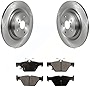 Transit Auto - Rear Disc Brake Rotors And Ceramic Pads Kit For 2019-2022 Subaru Ascent K8T-103924