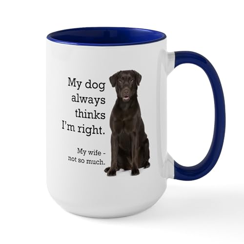 Taza de cerámica blanca para café 15 oz miniatura 1