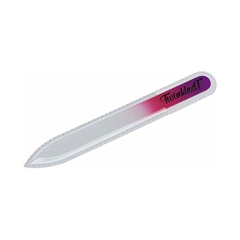 Twinkled T Neon Crystal Glass Nail File (1 Pink) Cover