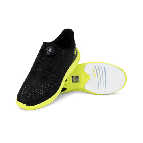 Image of KR Strikeforce Arrow Fast Twist Right Hand Men's Bowling Shoes with #8 Slide Pad on Both Shoes for Right or Left Handed Bowlers