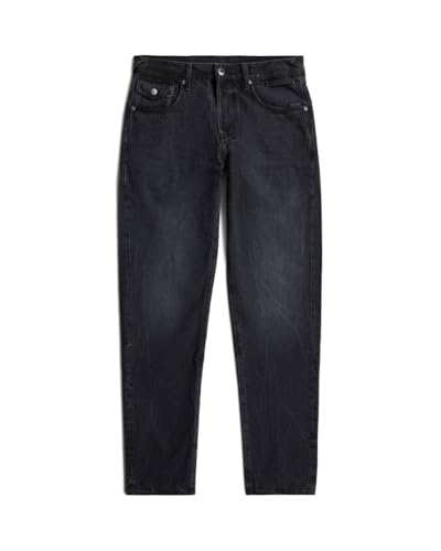 G-STAR Herren Morry FWD Regular Tapered Jeans, Schwarz (Worn in Dark Moon D26141-D291-H785), 26W / 30L – Ansicht 4