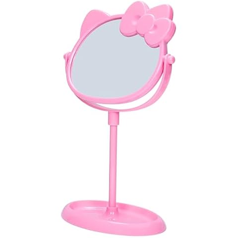 Ocomuan Cute Pink Cartoon Makeup Mirror Cover