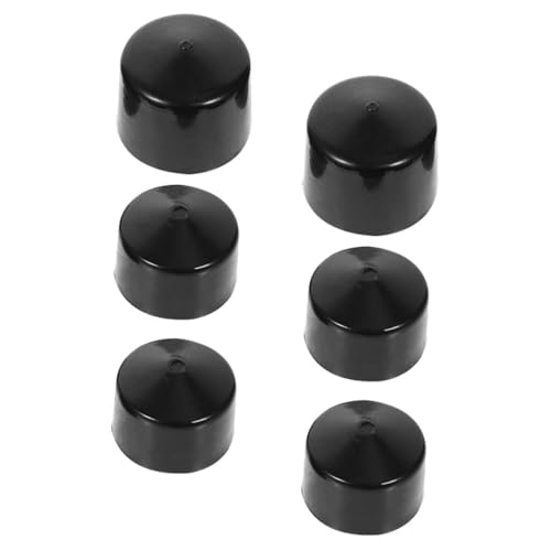 Hemobllo 6 Piezas patineta ápice rodamientos de Skate Rodamientos para Scooters Camiones Tabla de Skate en Patinar Casquillos de monopatín Casquillos de Huesos Black