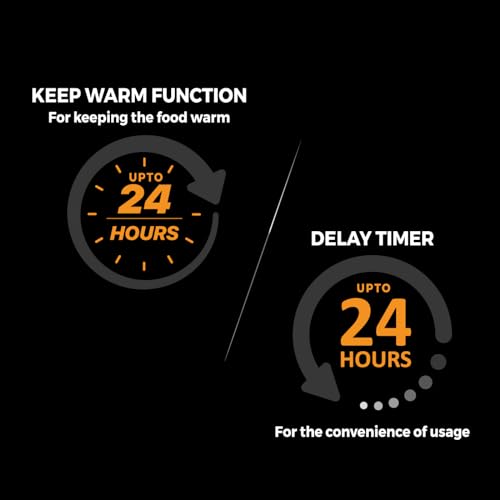 Usha iChef 6 Litre Electric Pressure Cooker | 1000W | 10 Indian Preset Menu | Keep Warm Fuction | Delay Timer | Slow Cooker | Automatic Rice Cooker, Steamer & More (Stainless Steel)