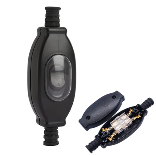 �T���R�X ���ԃX�C�b�` �C�����C���R�[�h IP65 �h�� AC 3A 250V ON/OFF �����{�^���X ���ϋv �ό� �����p�{�^���R���g���[�� ���^�Ɠd ���C�� �Ɩ����p �茳�X�C�b�` �o����8mm�ȉ��K�p