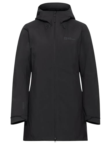 Jack Wolfskin Damen Heidelstein Ins Jkt W Coat, Schwarz, M EU