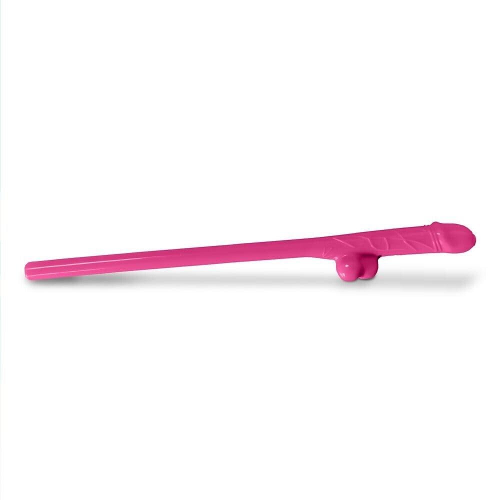10 Cannucce pisello rosa riutilizzabili per bevande alla festa hot di addio al nubilato sexy party gadget per adulti 18+
