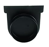 US TRENCH DRAIN, 83360 - Black Polymer End Cap for Regular Trench Drain