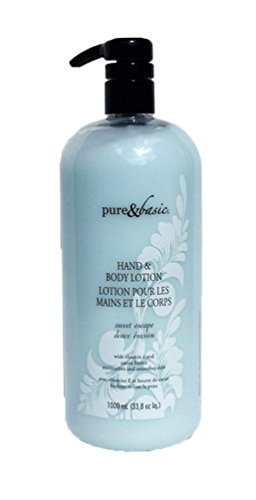 Pure & Basic Sweet Escape Hand & Body Lotion – 33.8 fl. oz. (1000 ml)