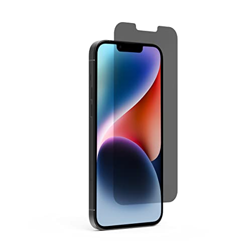 Puregear 2-Way Privacy Tempered Glass Screen Protector Compatible W/ Apple Iphone 14 (2022) 6.1", Self Alignment Installation Tray, Touch Sensitive, Case Friendly, Anti-Fingerprint Coating, Lifetime Replacement, Protect Your Privacy Conceal Your Screen #TOP1