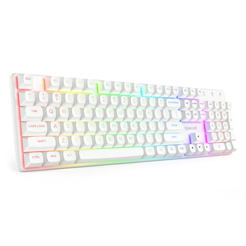 Image of Redragon K710 Wireless Mechanical Gaming Keyboard, Linear Red Switch, White