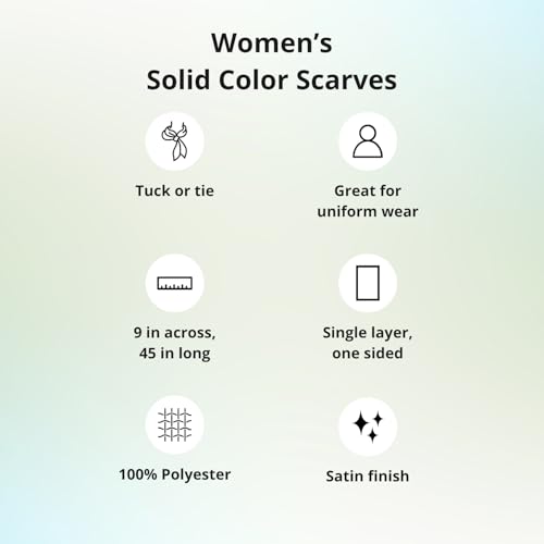 tiemart Solid Color Scarf4
