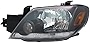 TYC Left Headlight Assembly Compatible with 2003-2004 Mitsubishi Outlander