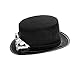 LABRIMP Fashion Party Fedora Carnival Jazz Hat Men's Women's Gentleman Hat Glasses Design Unisex