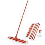 BEAMNOVA Bull Float with 48 * 12 Inches Stainless Steel Scraper Concrete Trowel 181 in Cement Extension Rod Concrete Finishing Tools Kit