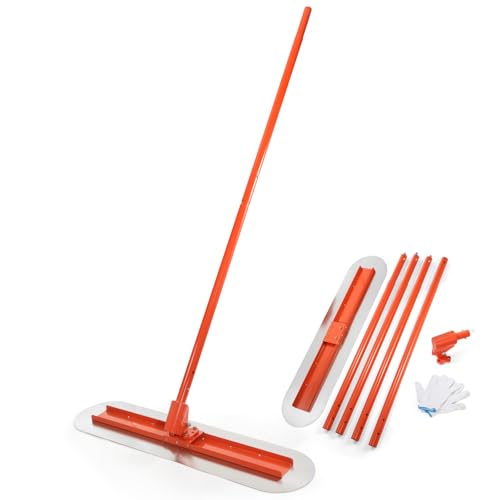 BEAMNOVA Bull Float Concrete Tools Kit with 48 * 12 Inches Scraper
