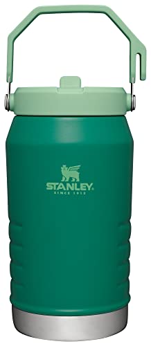 Image of Stanley IceFlow Flip Straw Jug with Handle 64 oz| Twist On Lid and Flip Up Straw | Leak Resistant for Travel and Sports | Insulated Stainless Steel |BPA-Free |Alpine