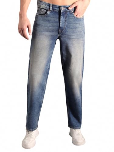 Image of HIGH Star Men's Regular Fit Mid Rise Jeans