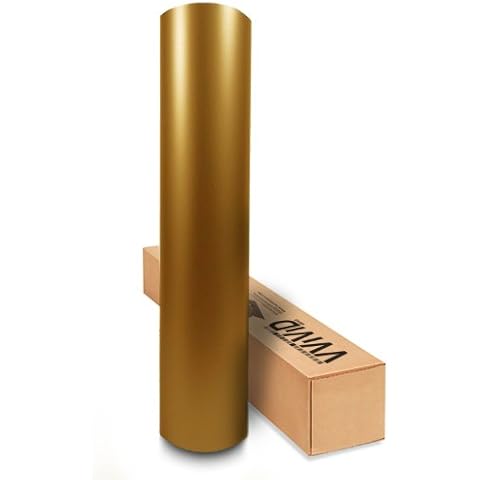 Matte Metallic Pearl Gold 1ft x 5ft Vinyl Wrap with Air Release Technology by VViViD Cover