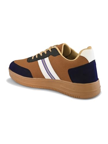 Image of Centrino Men's Sneakers | Cushioned Insole Comfortable Shoes | Trendy & Stylish Modern Sneakers | Durable Lightweight Sole Casual Walking Footwear (8184)