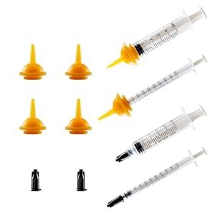 betevie Verpleegtepel voor huisdieren met spuiten voor puppy-kitten-eekhoorns en andere pasgeboren huisdieren