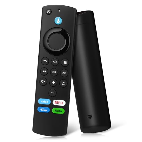 Image of Replacement Remote for Amazon Fire Series, TV Stick (HD, 4K, 4K Max, Lite), for Stick (2nd Gen /3rd Gen), Fire TV Cube and Omni, Insignia, Toshiba, Pioneer Smart TVs with Voice Control