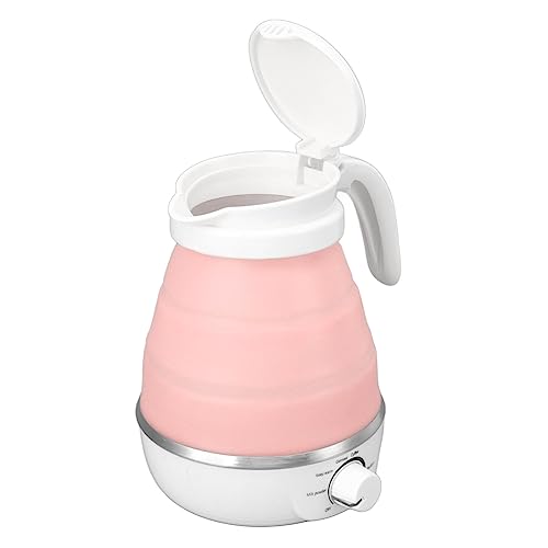 Foldable Water Boiler, US Plug 110V 0.6L Proof Compact Portable Water Boiler for Hot Water ()