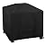 NettyPro Square Fire Pit Cover Fade Resiatant Waterproof Heavy Duty 600D Outdoor Patio Firepit Cover for Gas Propane Fire Pit Table, 36 x 36 x 24 Inch, Black