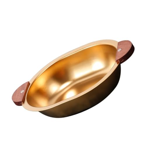 CONGARTENO Stainless Steel Korean Rice Bowl with Ergonomic Handles Dual Handle Design for Serving Soup Salad Noodles and Afternoon Tea Cute Bear Pattern