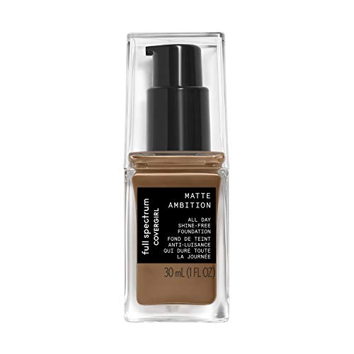 COVERGIRL Matte Ambition All Day Foundation, Deep Neutral 1, 1.01 Ounce