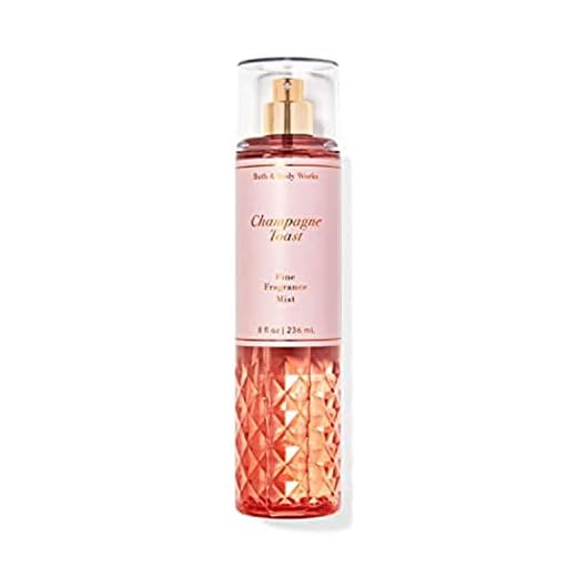 Bath and Body Works CHAMPAGNE TOAST Fine Fragrance Mist - PACK OF 2 ( FULL SIZE MIST 8FL OZ / 236 ML )
