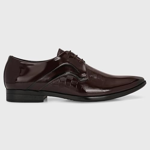Image of Centrino Men's Formal Lace-Up Shoes | Soft,Lightweight & Comfortable Formal Shoe|Formal Lacing Oxford Shoes for Men| Stylish-Looking Footwear with Cushioned Footbed | Suitable for Office (9356)