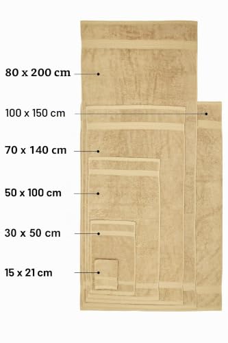Julie Julsen 2er Pack 50 x 40 cm Badvorleger in Premium Qualität 900 gm2 in aktuellen Farben und 4 Größen aus Baumwolle Badematte… – Ansicht 4