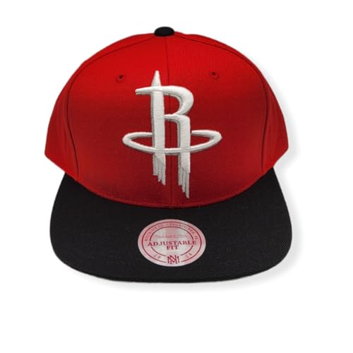 Gorra Snapback Ajustable Mitchell & Ness XL Roja miniatura 1