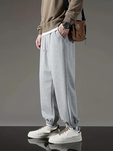 Image of dockstreet Mens Baggy fit Jogger /Sweatpants /Gym Gear, Trouser, Loose Home Relaxed Pants