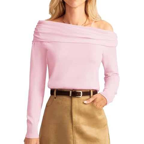 GRACE KARIN Elegant One-Shoulder Sweater Cover