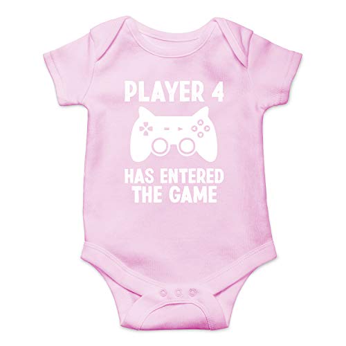 Player 4 Has Entered The Game - Funny Baby Essentials Bodysuit - Baby Clothes Newborn Romper