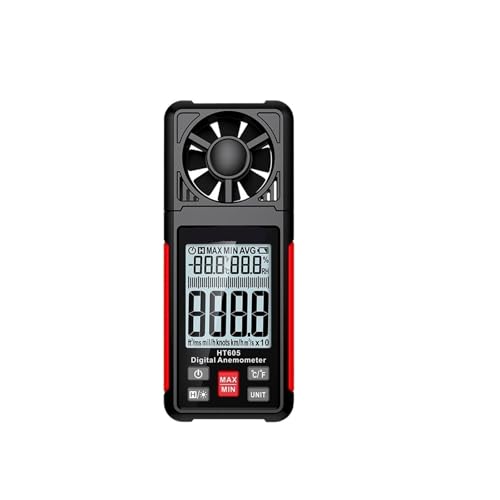 Anémomètre mesure du débit d'air vitesse du vent température humidité HT605