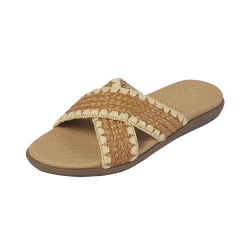 Image of Metro Women's Stylish Cross Strap Slides