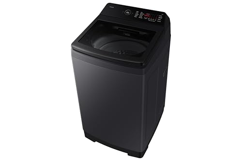 Image of Samsung, 10kg, 5 Star, AI Wash, Eco Bubble, AI Energy Mode, AI VRT+, Quick Wash, Smart Control, Digital Inverter, Fully-Automatic Top Load Washing Machine, WA80F10E2CTL, Deep Charcoal