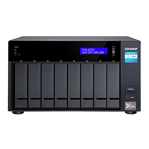 Serwer NAS TVS-872X-i3-8G 8x0HDD 5GbE/2.5GbE