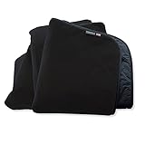 Mambe Super Extreme Weather Outdoor Blanket Black - 100% Waterproof and Windproof Insulated Polartec Blanket for Activities Like Cold Weather Camping, Winter Sports