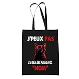 Tote bag Chat lunette (burmese americain)