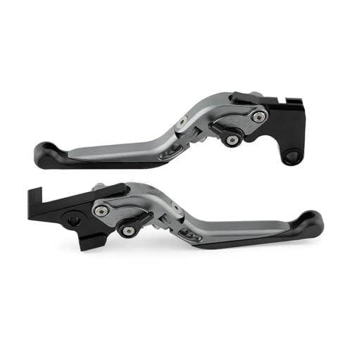 Poignées de frein VOGE 650DS en aluminium CNC gris noir robuste